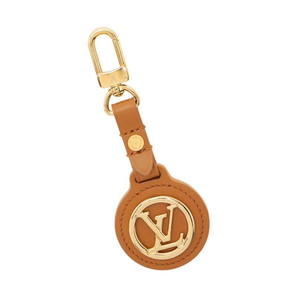 Louis Vuitton Calfskin Monogram Canvas Key Chain